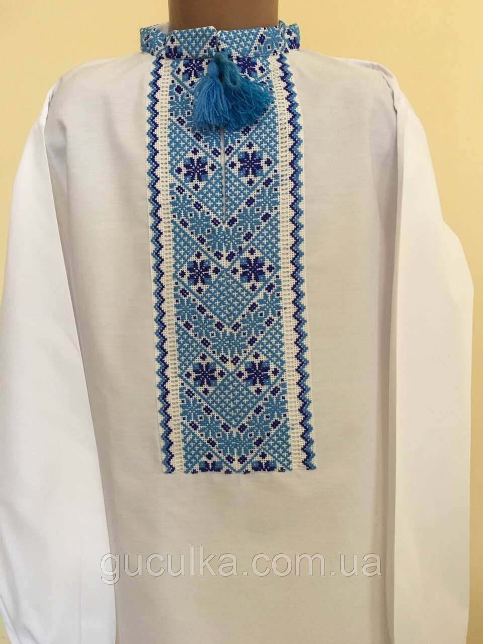 Вишиванка з орнаментом для хлопчика 11-12 років, фото 1