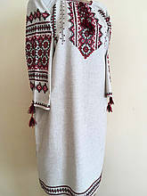 Сукня жіноча вишита в українському стилі ручної роботи розмір 48-50 (XL)