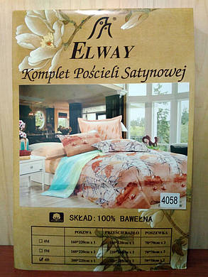Комплект постільної білизни Elway "Євро" 4058, фото 3