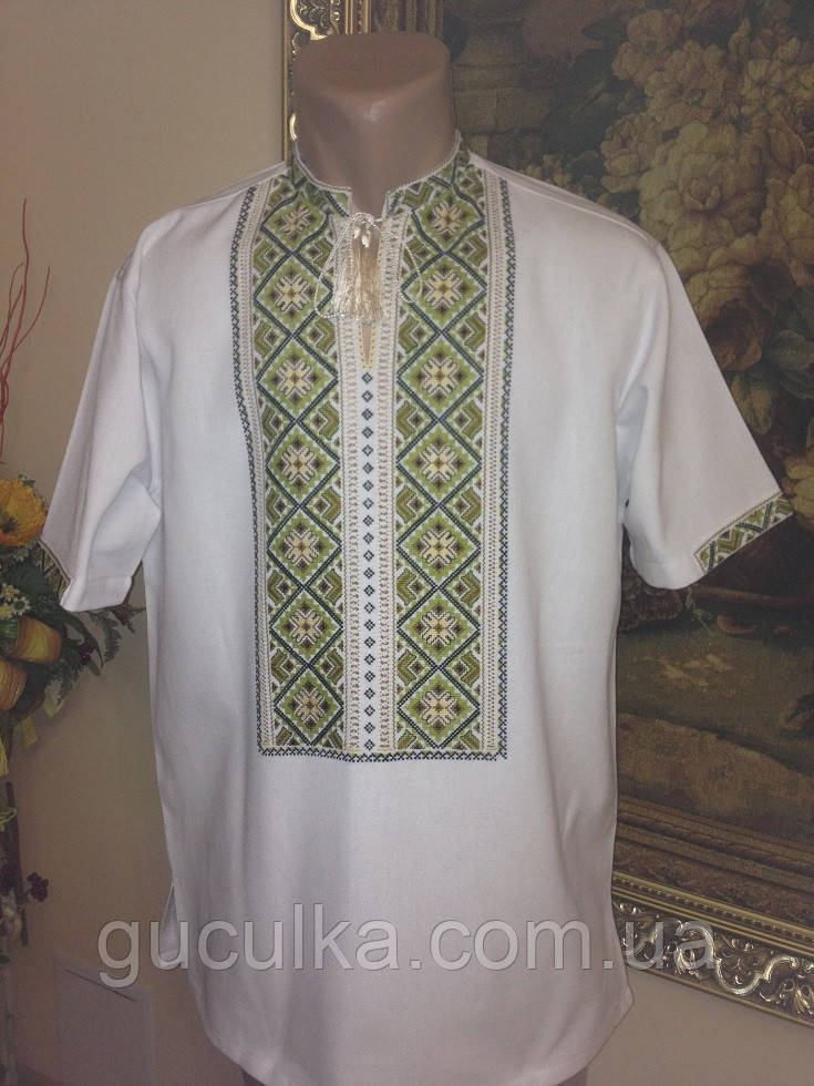 Сорочка вишита чоловіча ручної роботи, фото 1