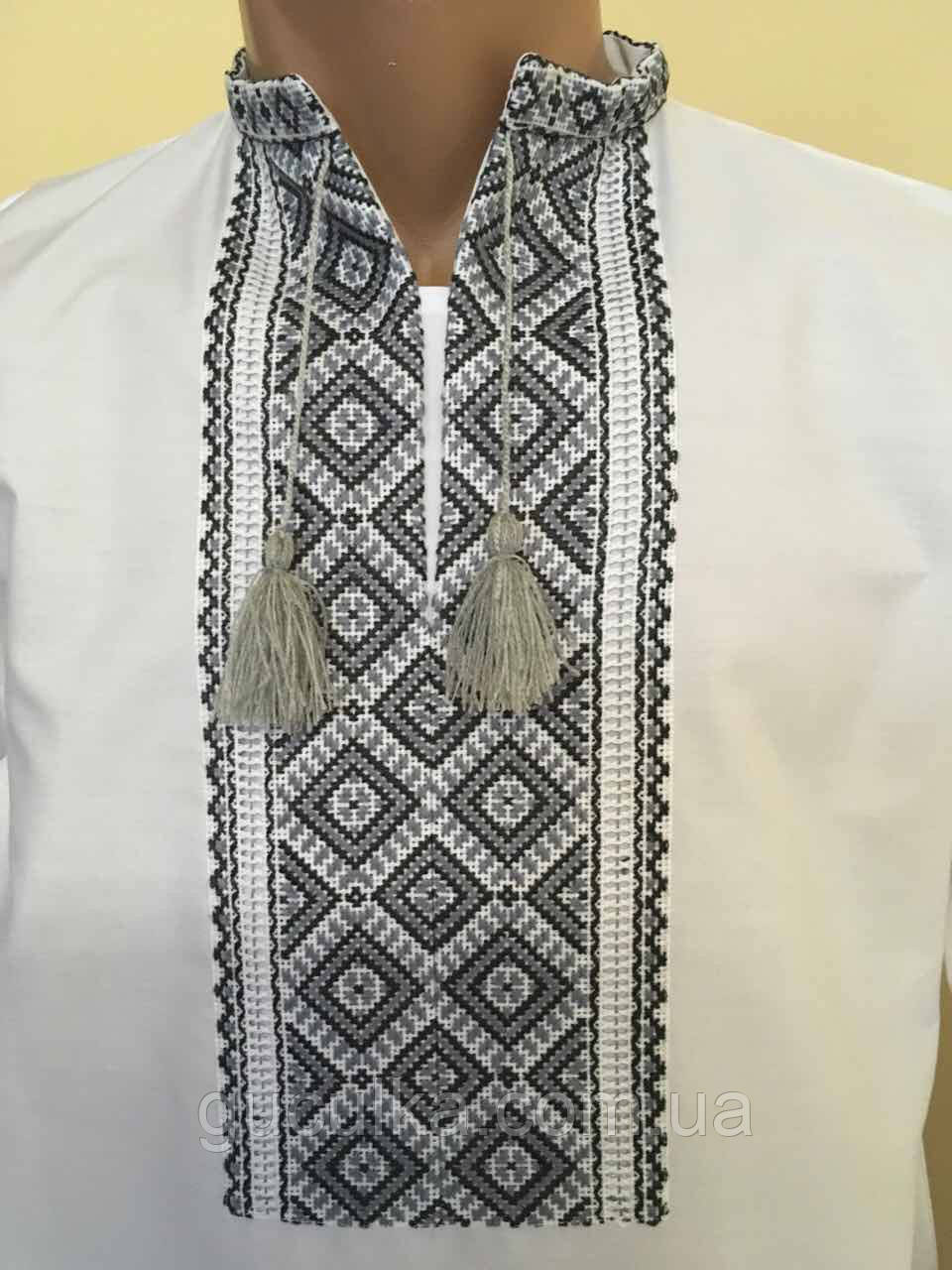 Вишита сорочка на стійку для хлопчика 13-15 років, фото 1