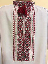 Вишиванка хлопчакова вишита хрестиком 9-10 років