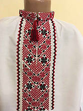 Вишиванка хлопчакова вишита хрестиком 9-10 років