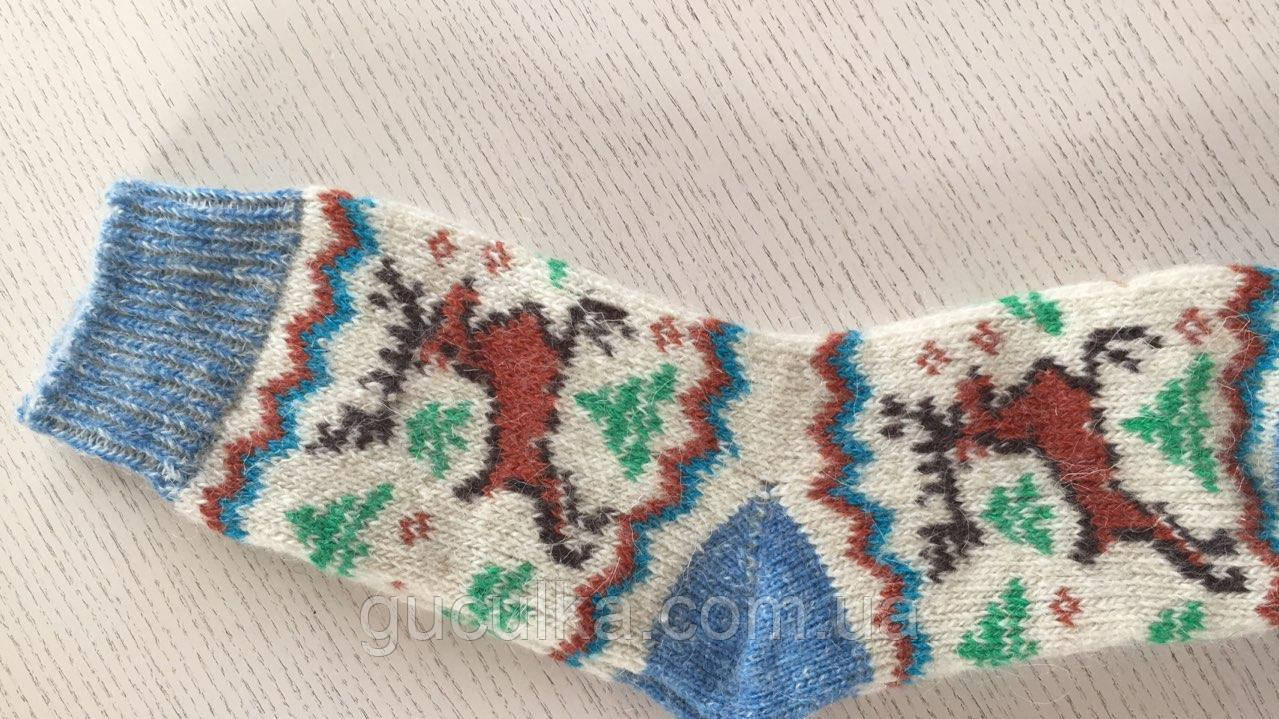 Шкарпетки дорослі зимові з малюнком універсальний розмір