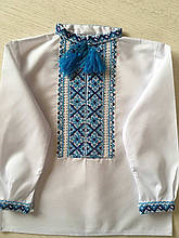 Вишиванка хрестиком ручної роботи для хлопчика на 2 роки