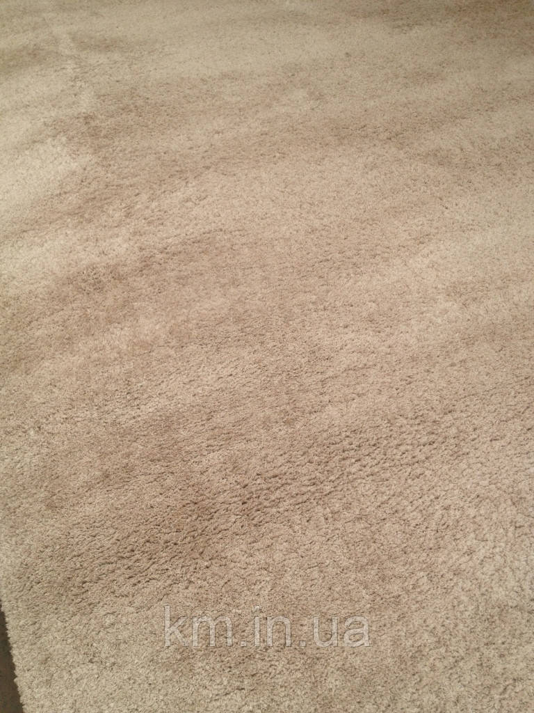 КИЛИМ З ВИСОКИМ ВОРСОМ MICROFIBER 04 БЕЖЕВИЙ