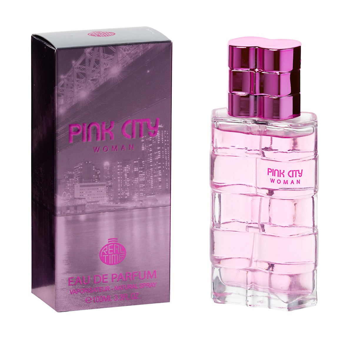 Парфумована вода для жінок REAL TIME, Pink City Woman', 100мл