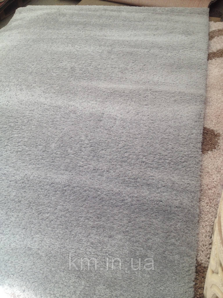 КИЛИМ З ВИСОКИМ ВОРСОМ MICROFIBER 16 СВІТЛО-СІРИЙ