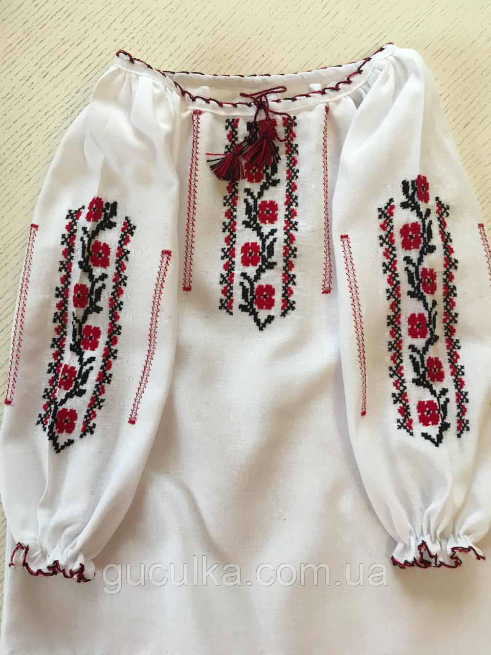 Вишиванка для дівчинки ручна робота на 3-4 роки, фото 1