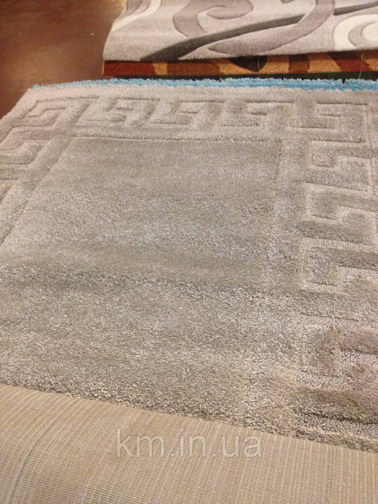 КИЛИМ З ВИСОКИМ ВОРСОМ MICROFIBER TWO-LEVEL 02 BEIGE