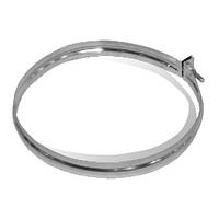 Хомут вузький неіржавка Версія Люкс D-100 мм товщина 0,6 мм