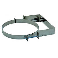 Хомут для димоходу настінний неіржавка Версія Люкс D-160 мм товщина 0,6 мм