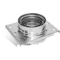 Розвантажувальна платформа для димоходу нержавіюча сталь Версія Люкс D-100/160 мм