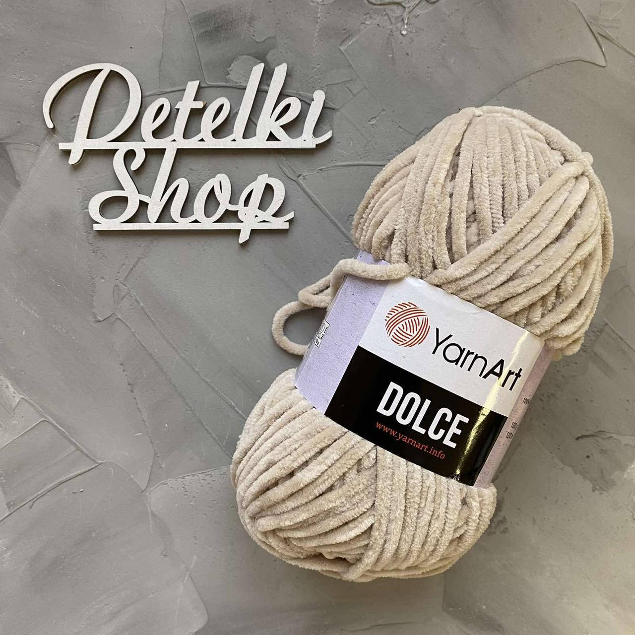 

YarnArt Dolce 771 Светлый беж, Светло-серый