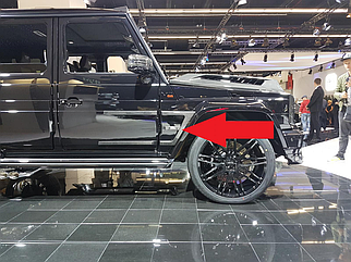 Обвіс стиль Brabus WideStar карбонові елементи Mercedes-Benz G-Class W463