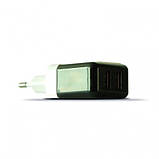 Адаптер живлення (USB зарядка) HAVIT HV-UC309, white/black, 2.1 А (Реальних 2.4 Ампера!), фото 3