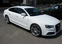НАКЛАДКИ НА ПОРОГИ AUDI A5 SPORTBACK СТИЛЬ S-LINE 01220 НАКЛАДКИ НА ПОРОГИ AUDI A5 SPORTBACK СТИЛЬ S-LINE