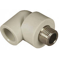 Коліно з металевою різзю зовнішньої FV-Plast 20 x 1/2"