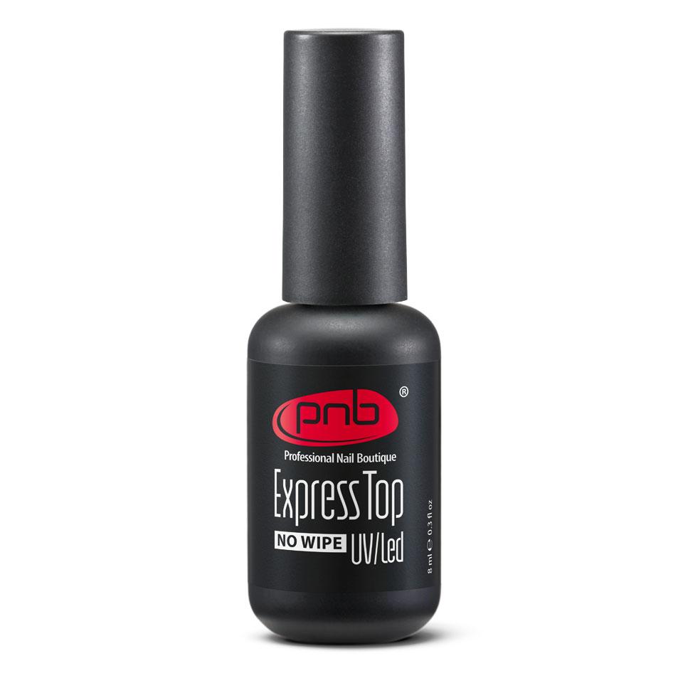 UV/LED Express Top No Wipe PNB — УФ/ЛЕД Експрес топ без липкого шару 8 ml