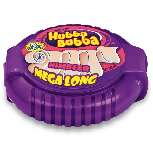 Жувальна гумка Hubba Bubba Himbeer maЛІНА в стрічці, 56 г., фото 1