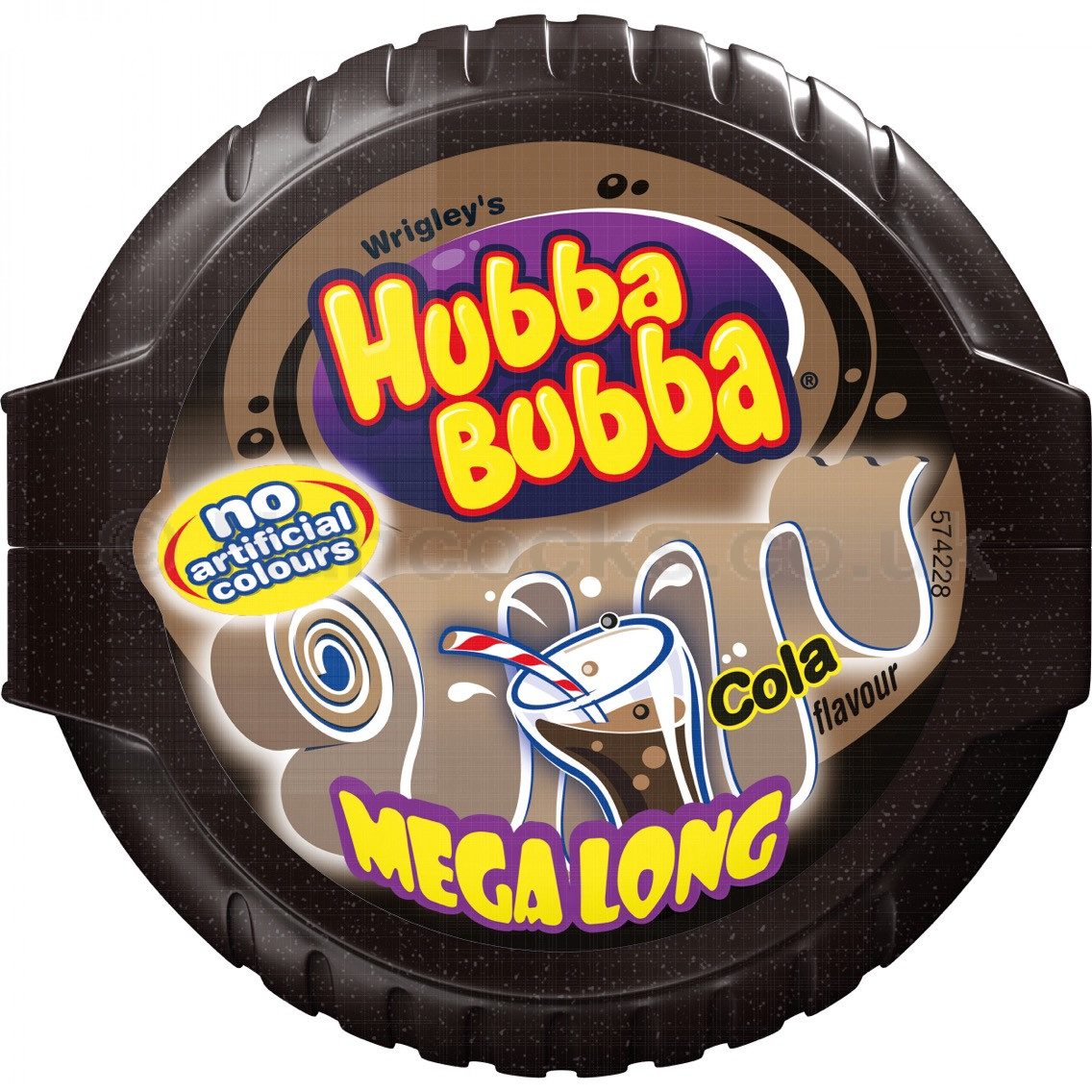 Жувальна гумка Hubba Bubba COLA в стрічці, 56 г., фото 1