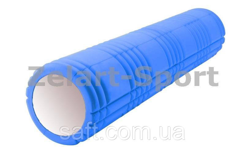 Роллер массажный (Grid Roller) для йоги, пилатеса, фитн. (d-14,5см, l-61см, цвета в ассортименте) - фото 9 - id-p613182393