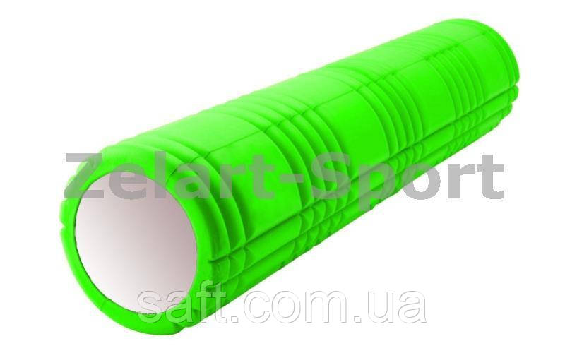 Роллер массажный (Grid Roller) для йоги, пилатеса, фитн. (d-14,5см, l-61см, цвета в ассортименте) - фото 10 - id-p613182393