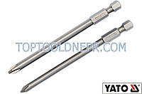 Бита YATO 1/4", Набор 2 шт, PH1/2 х 100 мм