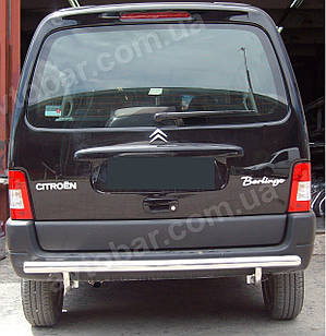 Захист заднього бампера на Peugeot Partner (1996-2008)