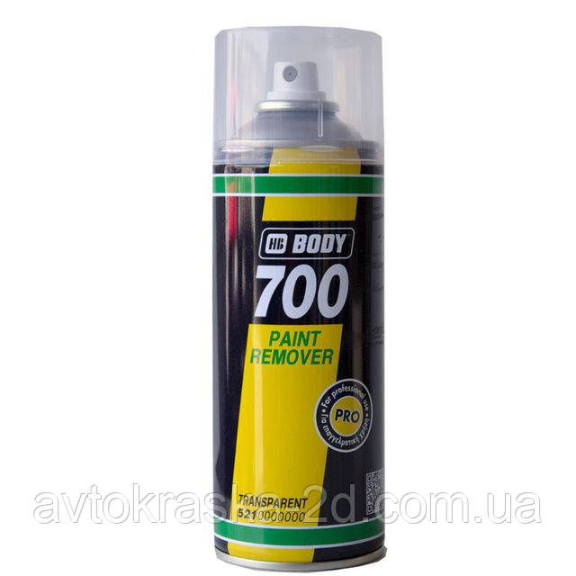 Змивання старої фарби аерозоль BODY 700 PAINT REMOVER SPRAY 400 мл