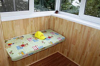 Сколько стоит обшить балкон внутри?