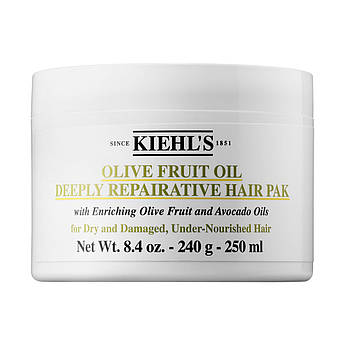 Маска для глибокого відновлення волосся Kiehl's Olive Fruit Oil Deeply Repairative Hair Pak 250 мл
