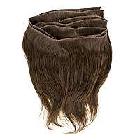 Натуральные неокрашенные славянские волосы на трессе 30 см
