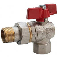 Кран з накидною гайкою кутовий Fado PN40 25 1" НВ (KU3)