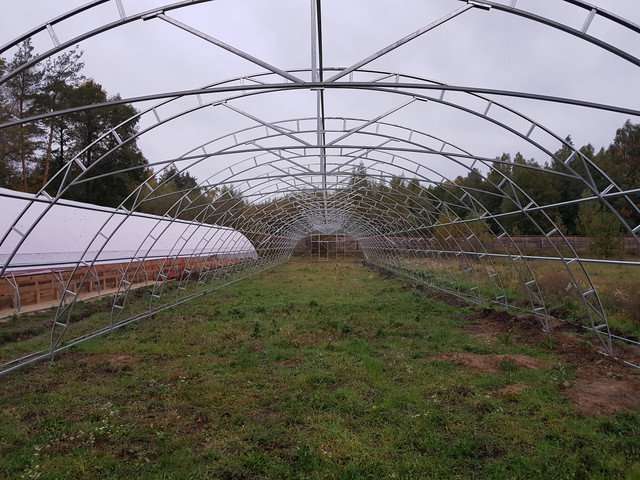 каркас теплицы Фермерской в Полтаве каркас теплицы Фермерской в Полтаве