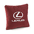 Подушка з лого LEXUS флок, фото 5
