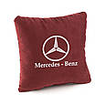 Подушка з лого Mercedes Benz флок, фото 5
