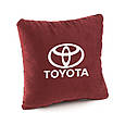 Подушка з логотипом Toyota флок, фото 5
