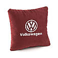 Подушка з логотипом Volkswagen флок, фото 5