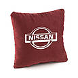 Подушка з лого Nissan флок, фото 5
