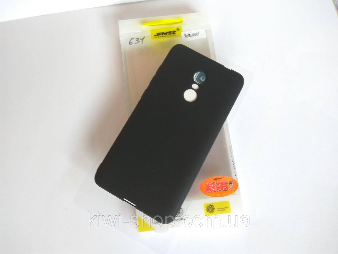 TPU чорний чохол для Xiaomi Redmi Note 4 на Xelio X20