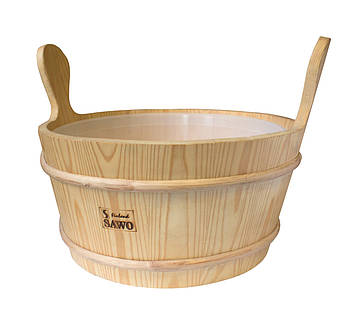Шайка для лазні Sawo 300-TP + вставка 10л.