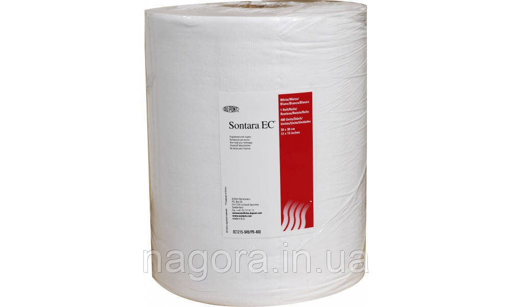 Серветки для знежирення Sontara EC White Roll 300х380мм 400шт/рул