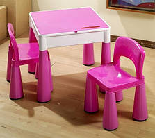903 Комплект дитячих меблів Tega Baby Mamut (стіл + 2 стільці) (рожевий(Pink))