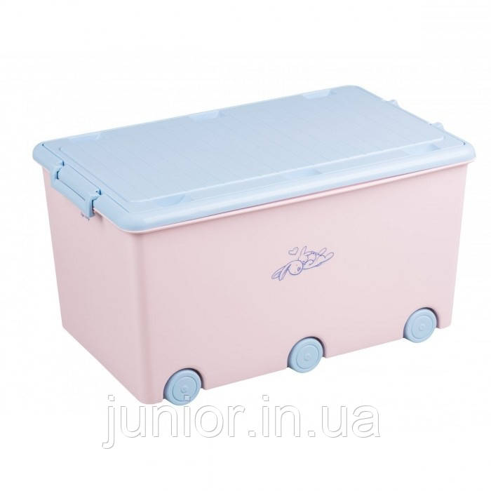 907 Ящик для іграшок Tega Rabbits KR-010 (рожевий/блакитний(pink/blue))