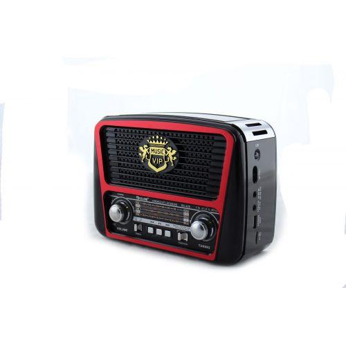 Радіоприймач колонка MP3 Golon RX-435 Red