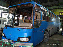 Изготовливаем и устанавливаем лобовое стекла на автобус МАРЗ 5277-01 в Никополе (Украина) 10