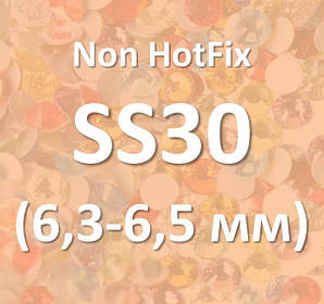 Стрази SS30 (6.3 mm - 6.5 mm) Non HotFix