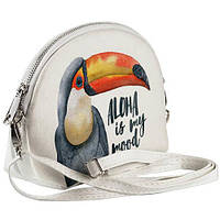 Сумка маленька жіноча Coquette Aloha is my mood Тукан 18x14x7 см (COQ_TRO018_WH)