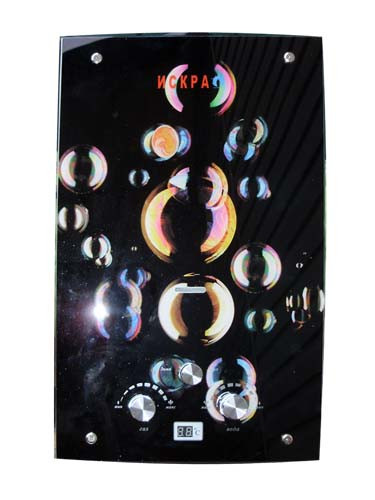 Колонка газовая Искра JSD 20 LCD MT-1 Пузыри (стекло) - фото 1 - id-p613548126
